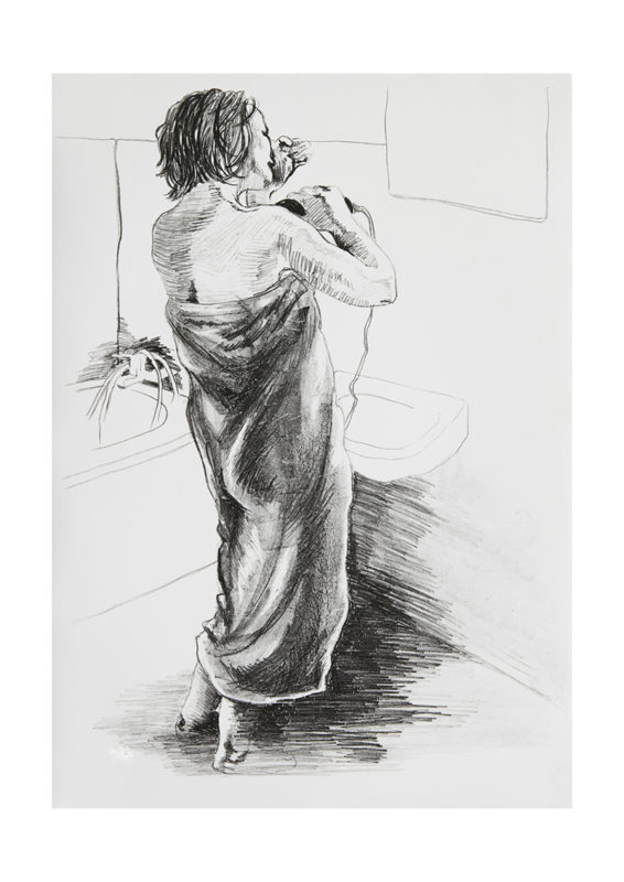 KATHRIN EDWARDS-Kathrin Edwards Die Badenden III Lithografie auf Büttenpapier 42x594cm 2017 566x800